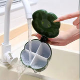 4 In 1 Plastic Creative Seasoning Container, Vegetable Shaped Spice Jar Container, Plastic 4 Compartments Seasoning Jar