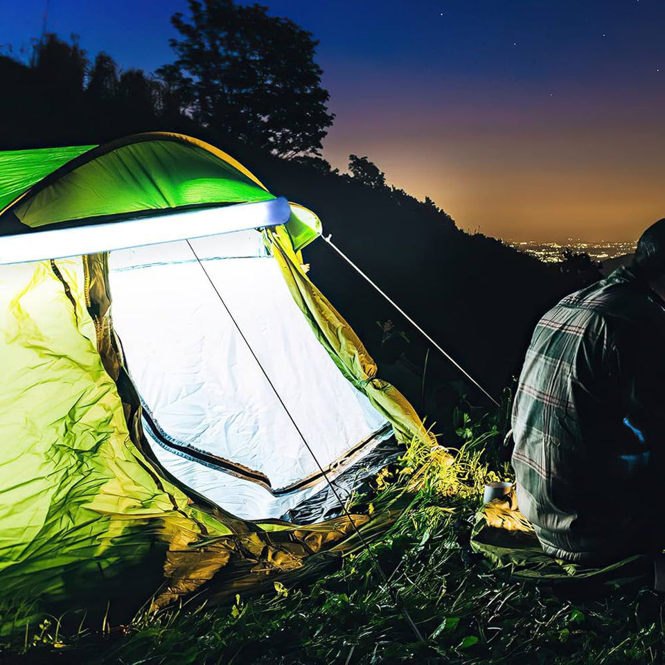 Adium Camping Inflatable Light, New Tent Portable Camping Light, USB Interface Outdoor Camping Light, Foldable Inflatable Camping Light