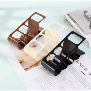 4 Slots Remote Control Storage Holder, AC Remote Control Station Rack, Desktop Stand Home Storage