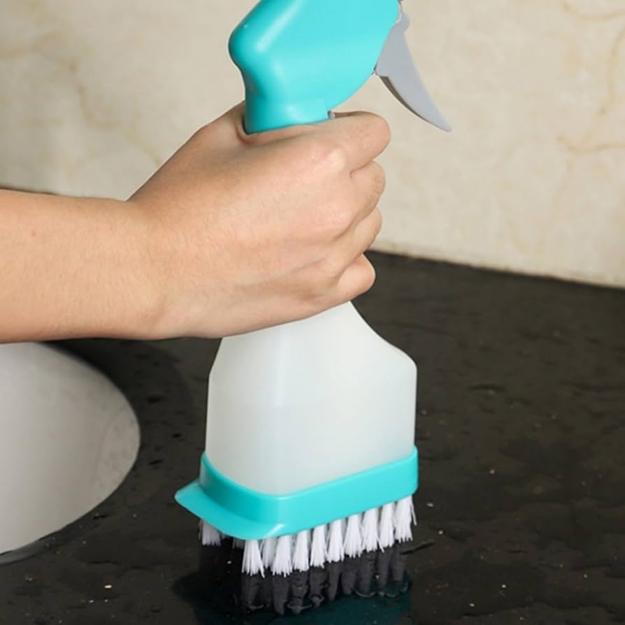 4 in 1 Spray Window Cleaning Brush, Multifunctional Glass Cleaning Scrub With Water Spray, Household Glass Wiper With Water Gun