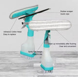 4 in 1 Spray Window Cleaning Brush, Multifunctional Glass Cleaning Scrub With Water Spray, Household Glass Wiper With Water Gun