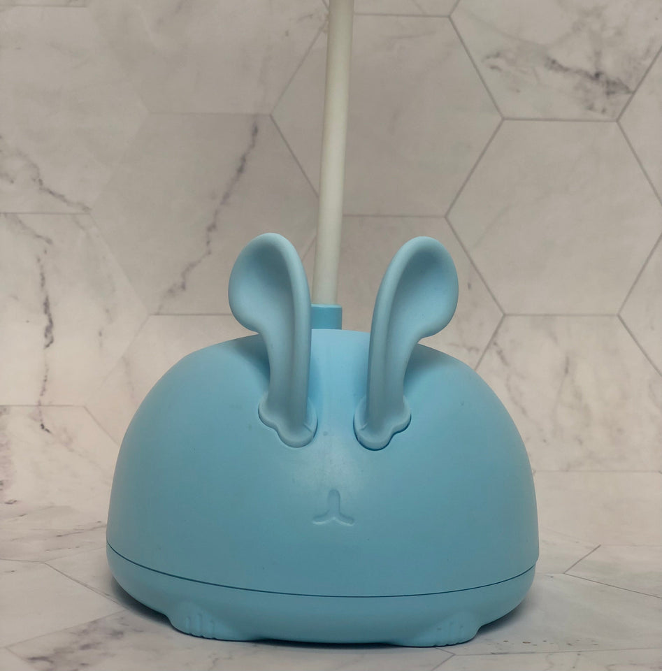 Cute Rabbit Desk Lamp With Pen Holder, Foldable Table Desk Book Reading Lamp, Rechargeable Study Lamp