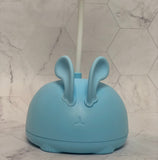Cute Rabbit Desk Lamp With Pen Holder, Foldable Table Desk Book Reading Lamp, Rechargeable Study Lamp