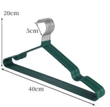 10pcs Non Slip Metal Clothes Hanger, Durable Wardrobe Storage Organizer Hanger, Durable Traceless Clothing Storage Hanger
