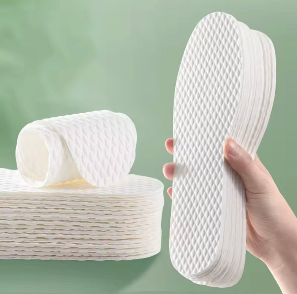 Disposable Sweat Absorbing Insoles, Breathable Thin Shoe Insoles, Comfortable Shoe Pads For Men And Women