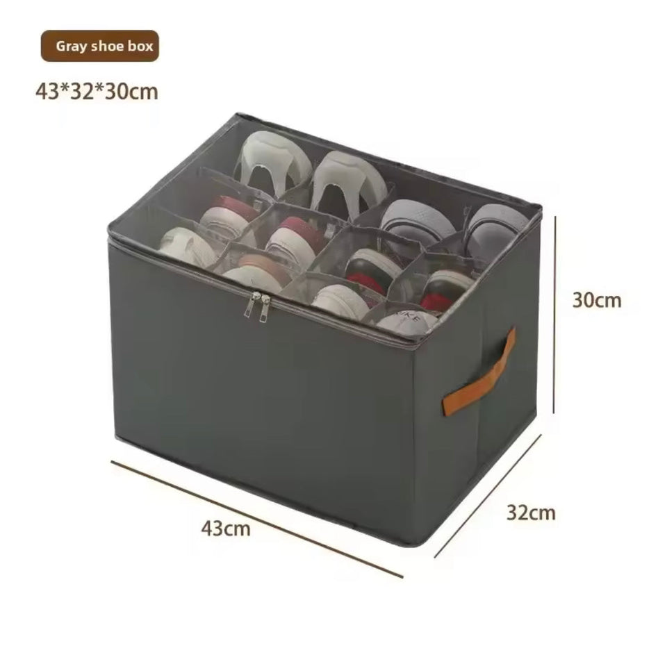Multifunctional Foldable Clothes Organizer, Dustproof and Washable Storage Box, Foldable Shoe Organizer