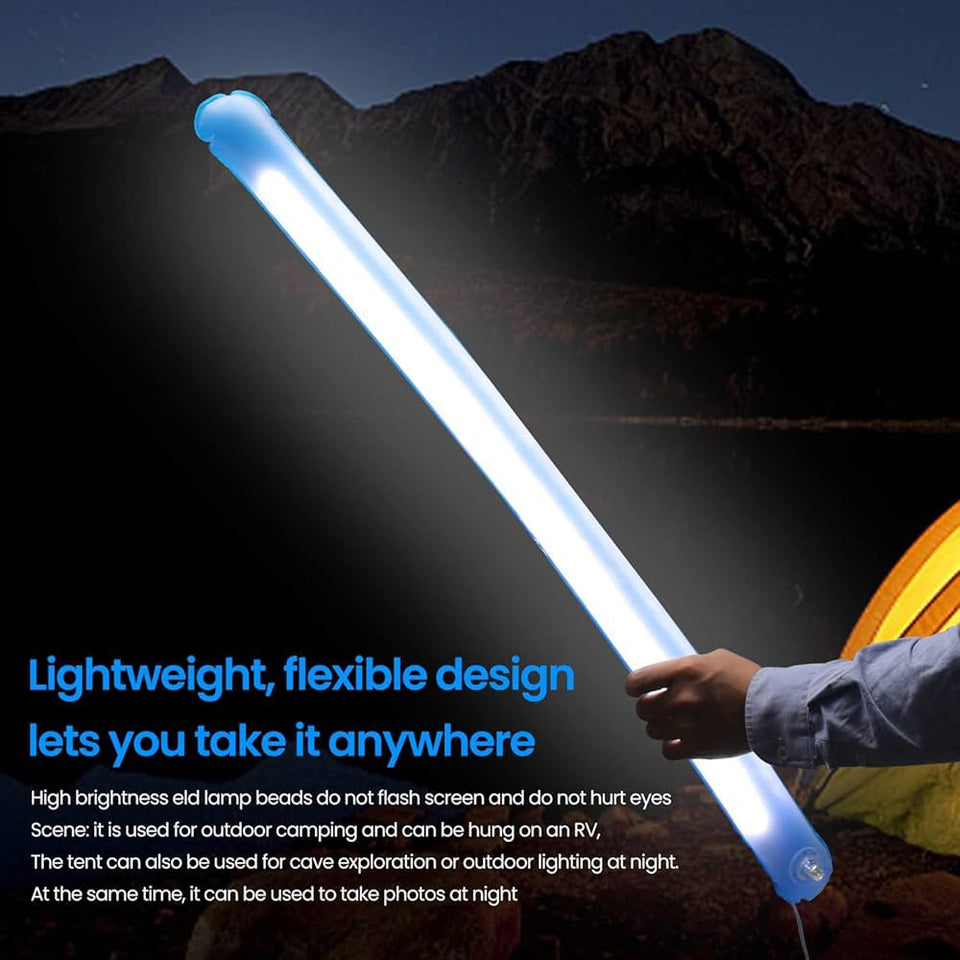 Adium Camping Inflatable Light, New Tent Portable Camping Light, USB Interface Outdoor Camping Light, Foldable Inflatable Camping Light