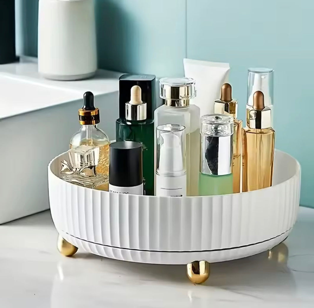 360° Rotating Cosmetic Perfume Organizer, Large Capacity Cosmetic Organizer, Cosmetic Organizer for Living Room Bedroom