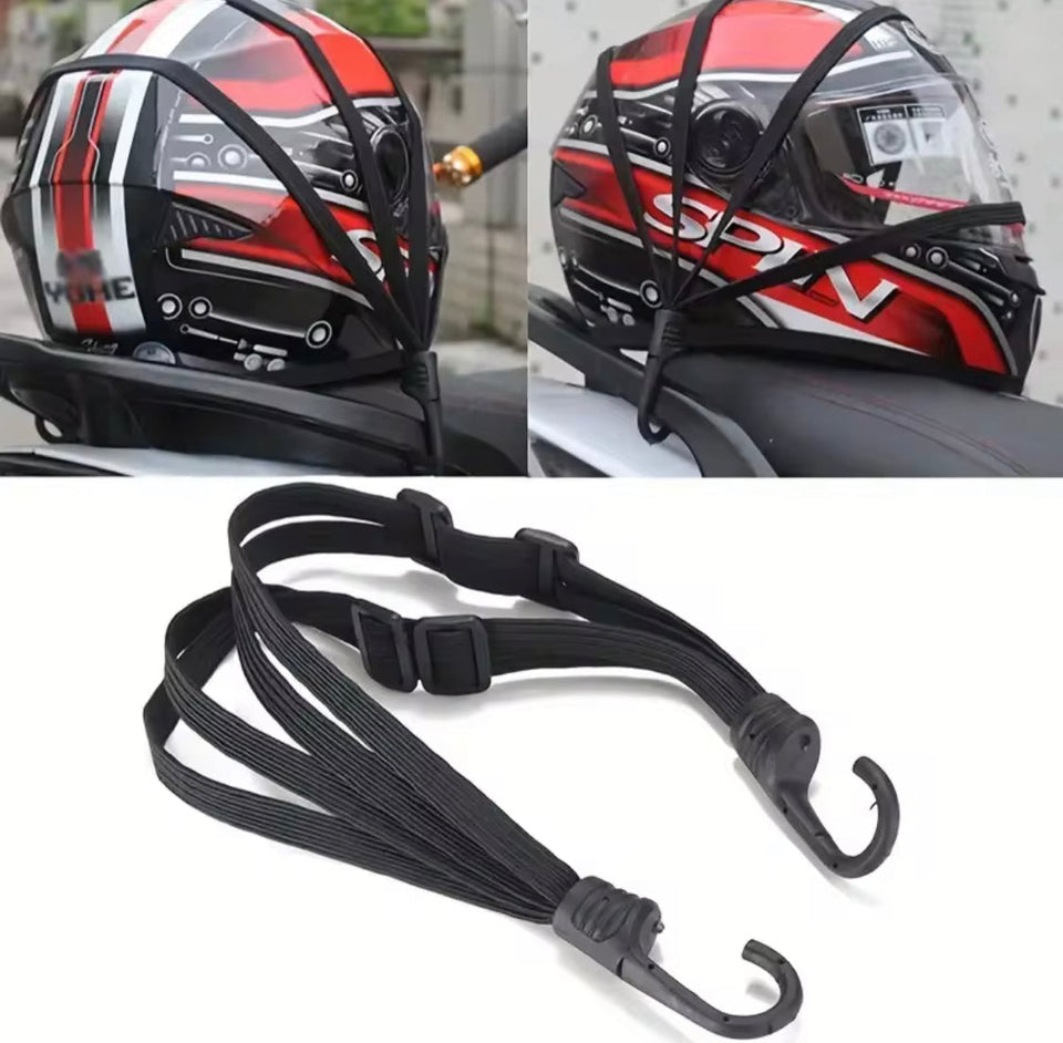 Retractable Motorcycles Elastic Luggage Trap, Helmet Mesh Gear, Bicycle Luggage Rack Rope