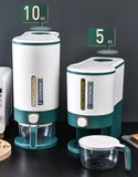 Insect Proof Press Type Cereal Dispenser, Rice Storage Box, Moisture Proof Rice Storage Container