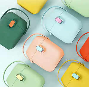 Baby Milk Powder Container With Spoon, Portable Baby Food Storage Box, Newborn Toddler Snack Box, Baby Essentials