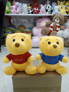 25cm Disney Bear Doll Stuffed Toy, Cartoon Stuffed Anime Plush Toy, Kids Animal Plush Toys