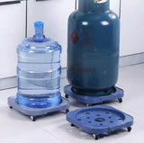 Gas Cylinder Base With Wheels, Heavy Duty Stand With Wheels, Movables Holder For Bottles And Plants