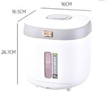 10KG Airtight Rice Dispenser, Large Capacity Flour Cereals Storage Jars, Airtight Kitchen Dry Food Container