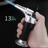 Kitchen Windproof Gas Lighter, Refillable Adjustable Flame Lighter, Jet Flame Lighter, Adjustable Flame Lighter With Torch