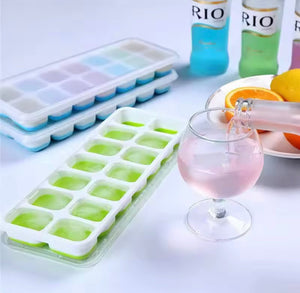 14 Grid Ice Cube Tray, Easy Release Mini Ice Cube Tray, Square Shape Ice Maker Ice Cube Tray