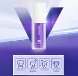 Purple Whitening Toothpaste, Effective Whitening Teeth Mousse, Oral Cleaning Whitening Toothpaste