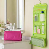 Makeup Hanging Organizer Pouch, Travelling Makeup Bag, Women Toiletries Organizer, Hanging Bathroom Wash Bag