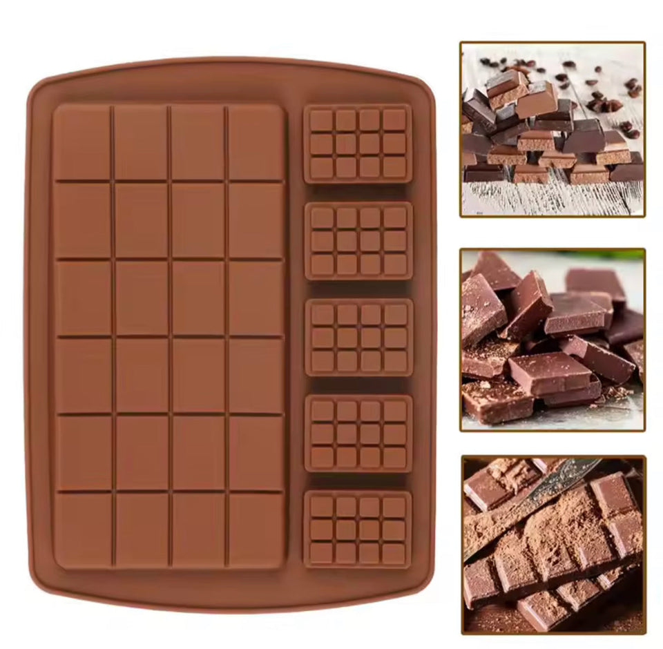 3D Silicone Chocolate Mold, Handmade Chocolate Bar Mold, Cake Decorating Tool