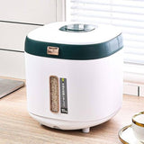 10KG Airtight Rice Dispenser, Large Capacity Flour Cereals Storage Jars, Airtight Kitchen Dry Food Container