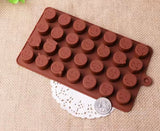 Smiley Shape Silicone Chocolate Mold, Cake Decorating Tools, Silicone Emoji Chocolate Molds
