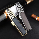 Inflatable Windproof Lighter, New Style Kitchen Lighter, Cigar Jet flame Lighter, New Design Lighter With Torch, Metal Outdoor BBQ Lighter