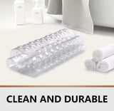 Rectangle PVC Anti Skid Bath Mat, Soft Shower Bathroom  Mat, Suction Cup Non Slip Bathtub Carpet