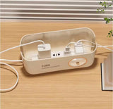 Data Cable Storage Box, Plug Board Storage Box, Cable Wire Organizer Case, Desktop Socket Charging Cable Box