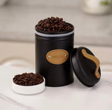 3pcs Reusable Spice Storage Jar With Lid, Moisture Proof Kitchen Storage Airtight Cans, Coffee Beans Tea Snacks Sealed Container, Seasoning Bottle Spice Jars, Stainless Steel Kitchen Storage Pots