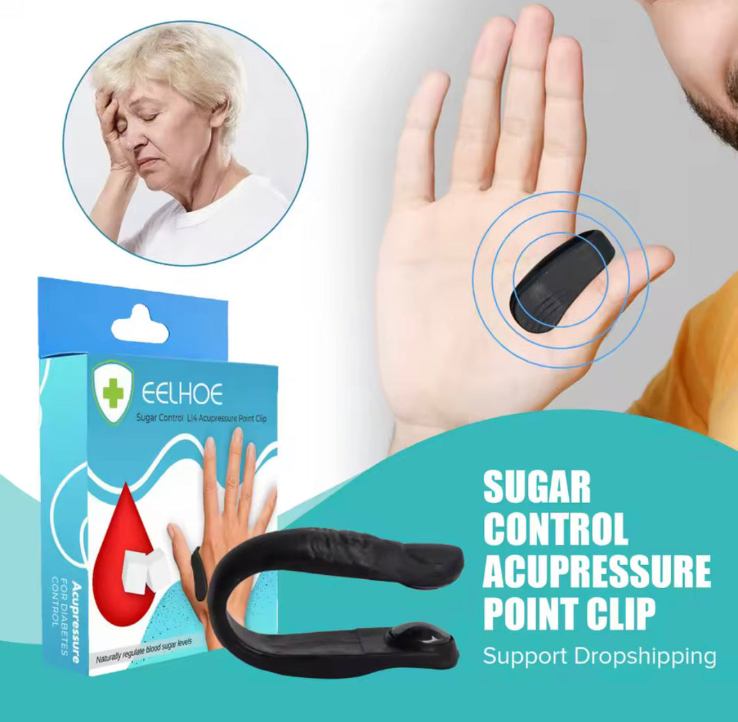 Portable Sugar Control Clip, Diabetes Relief Clip, Sugar Control Acupressure Point Clip, Diabetic Treatment Tool