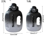 Portable Sport Water Bottle, Large Capacity Outdoor Travel Water Bottle, Gradient Gym Drink Bottle, Plastic Reusable Water Cup