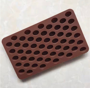 Coffee Beans Shaped Silicone Chocolate Mold, Mini Chocolate Coffee Bean Silicone Mold, Cookies Decorating Tools