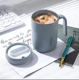 Creative Drinking Cup With Lid, Portable Office Coffee Cup, Portable Travel Coffee Cup