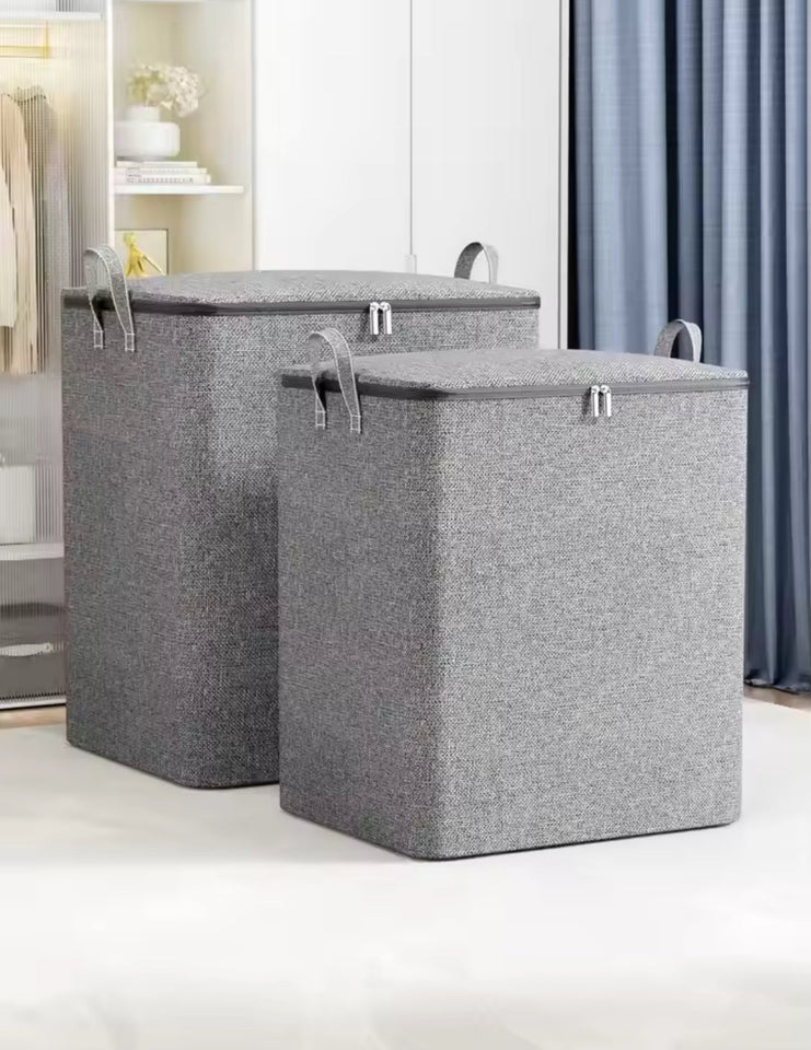 Large Capacity Clothing Storage Bag, Foldable Clothing Dust Bag,  Portable Bedroom Storage Organizer