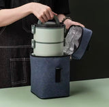 Adult Bento Lunch Box, Leakproof Portable Food Container, Outdoor Camping Picnic Lunch Box