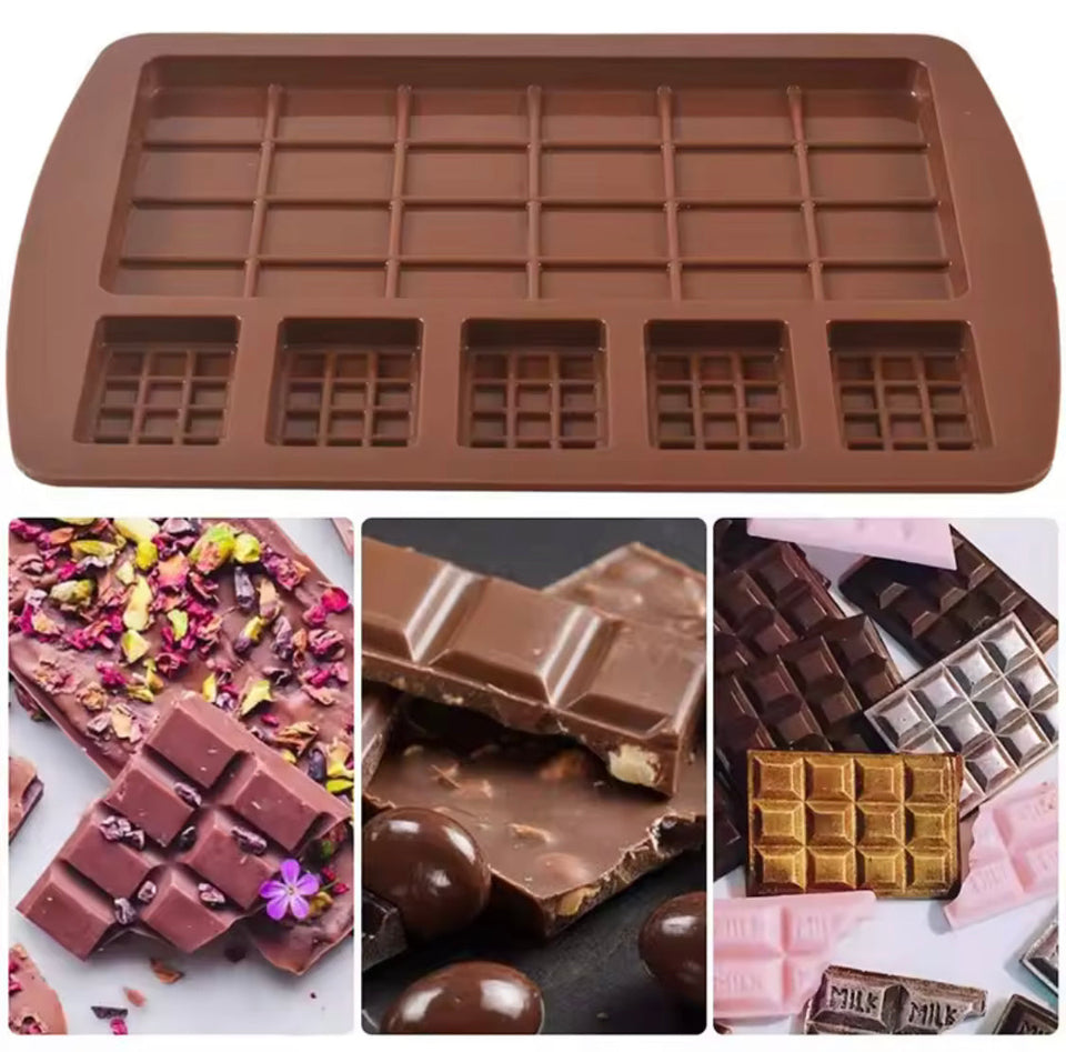 3D Silicone Chocolate Mold, Handmade Chocolate Bar Mold, Cake Decorating Tool