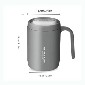 Creative Drinking Cup With Lid, Portable Office Coffee Cup, Portable Travel Coffee Cup