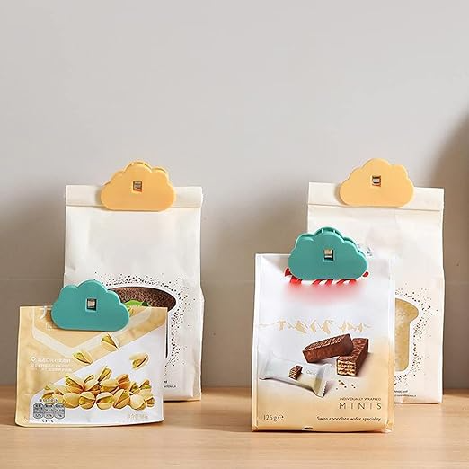 Creative Cloud Shape Food Sealing Clip, Bag Clips For Food Storage, Food Bag Clamp Sealing Clip