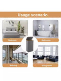 Foldable Laundry Basket With Lid, Bamboo Laundry Basket With Inner Bag, Bedroom Storage Box, Bathroom Dirty Clothes Basket