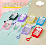 Portable Refillable Mist Bottle, Mini Hand Sanitizer Bottle, Pocket Size Mist Spray Refillable Bottle