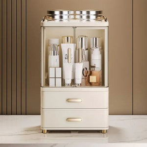 Desktop Cosmetic Storage Box, Large Capacity Makeup Brush Organizer, Premium Skin Care Product Organizer, Makeup Organizer Vanity