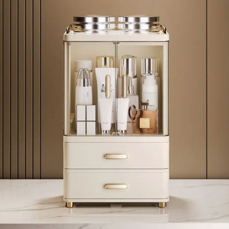 Desktop Cosmetic Storage Box, Large Capacity Makeup Brush Organizer, Premium Skin Care Product Organizer, Makeup Organizer Vanity