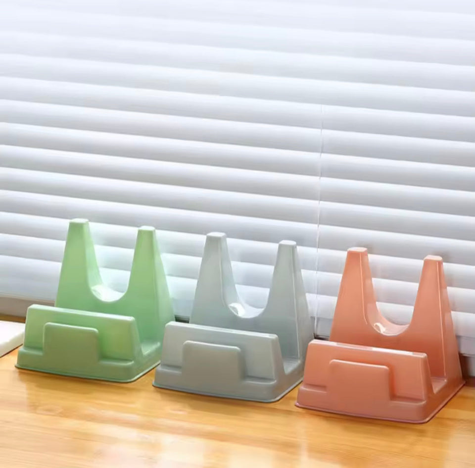 Kitchen Pot Lid Holder, Kitchenware Pan Cover Rack, Multifunctional Spatula Holder Rack