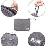 Multifunctional Cable Organizer Pouch, Travel Office Storage Bag, Electronic Accessories Storage Holder Bag