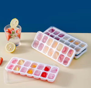 14 Grid Ice Cube Tray, Easy Release Mini Ice Cube Tray, Square Shape Ice Maker Ice Cube Tray