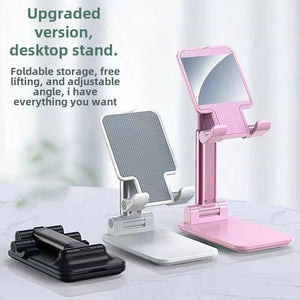 Mobile Stand – Foldable | Adjustable | Universal Mobile Stand | Flexible Mobile Holder | Adjustable Height | Premier Quality Product | Flexible Stand | Pocket Size | Easy to Carry | Best for Study and Office Use | Compatible with all size Mobiles