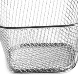 Stainless Steel Square French Fries Frying Basket, French Fries Colander Strainer, Stainless Steel Square Fried Food Filter, Mini Mesh Metal Square Colander Deep Frying Basket, Snack Strainer Cooking Tool