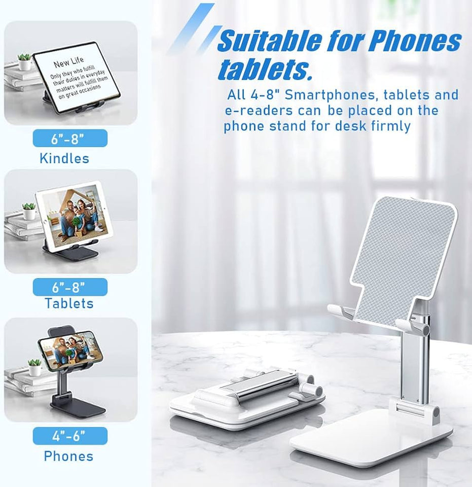 Mobile Stand – Foldable | Adjustable | Universal Mobile Stand | Flexible Mobile Holder | Adjustable Height | Premier Quality Product | Flexible Stand | Pocket Size | Easy to Carry | Best for Study and Office Use | Compatible with all size Mobiles