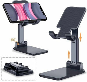 Mobile Stand – Foldable | Adjustable | Universal Mobile Stand | Flexible Mobile Holder | Adjustable Height | Premier Quality Product | Flexible Stand | Pocket Size | Easy to Carry | Best for Study and Office Use | Compatible with all size Mobiles