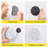 Motion Sensor Night Lamp, Magnetic Body Induction Lamp, Wireless Hook Magnetic Closet Bedroom Wall Lamp
